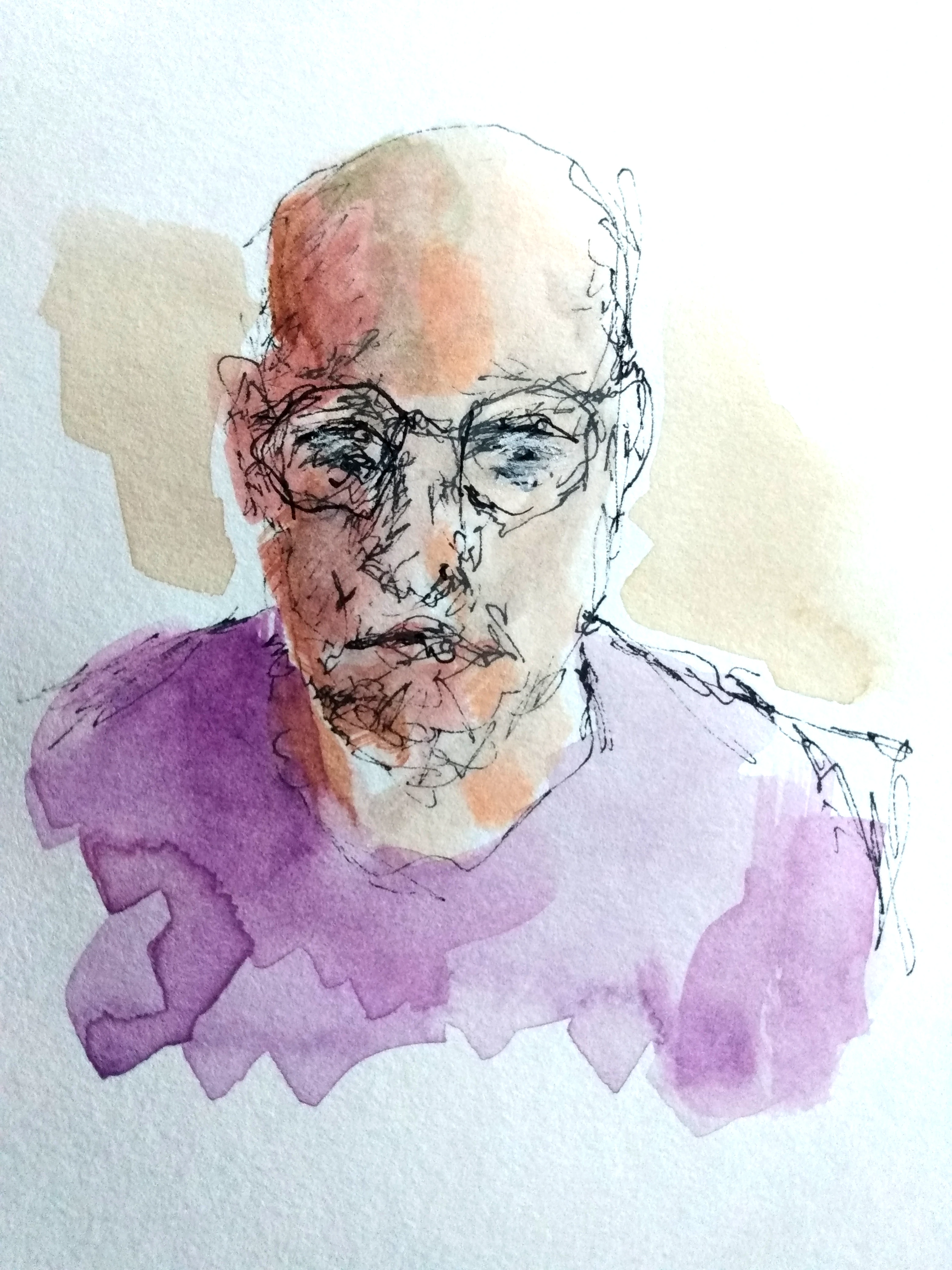 Watercolor image of Dan